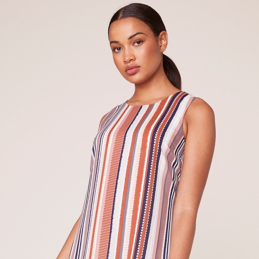 JACK By BB DAKOTA Down to Earth Striped Dress Sm